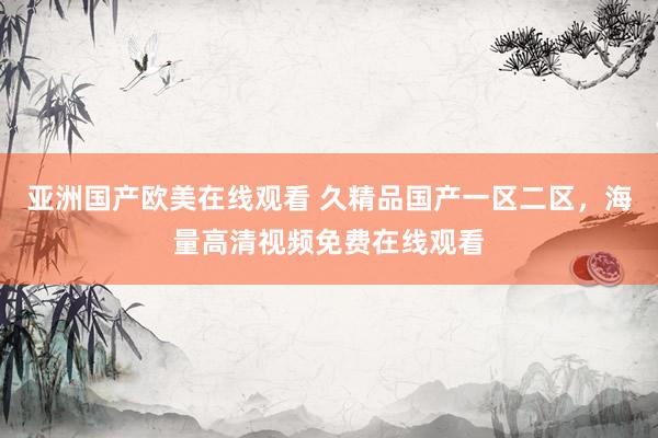 亚洲国产欧美在线观看 久精品国产一区二区，海量高清视频免费在线观看
