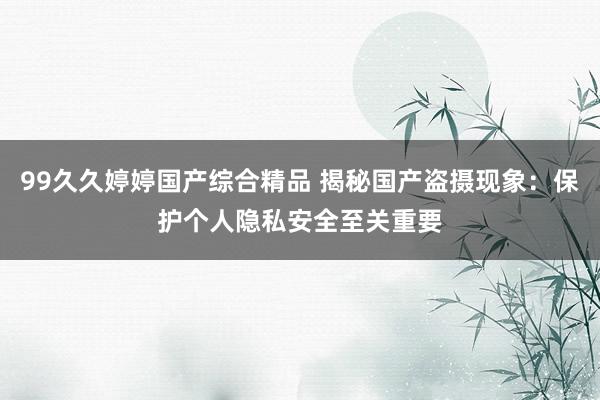 99久久婷婷国产综合精品 揭秘国产盗摄现象：保护个人隐私安全至关重要